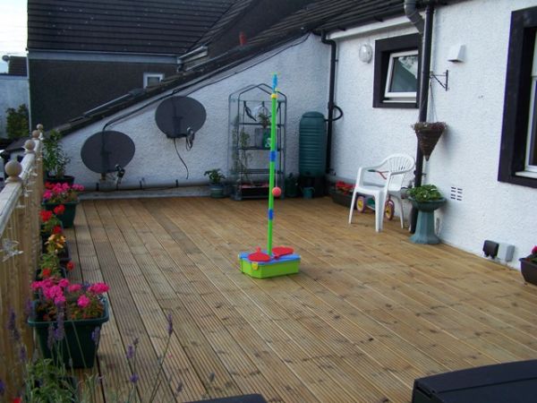 Photograph of Decking area